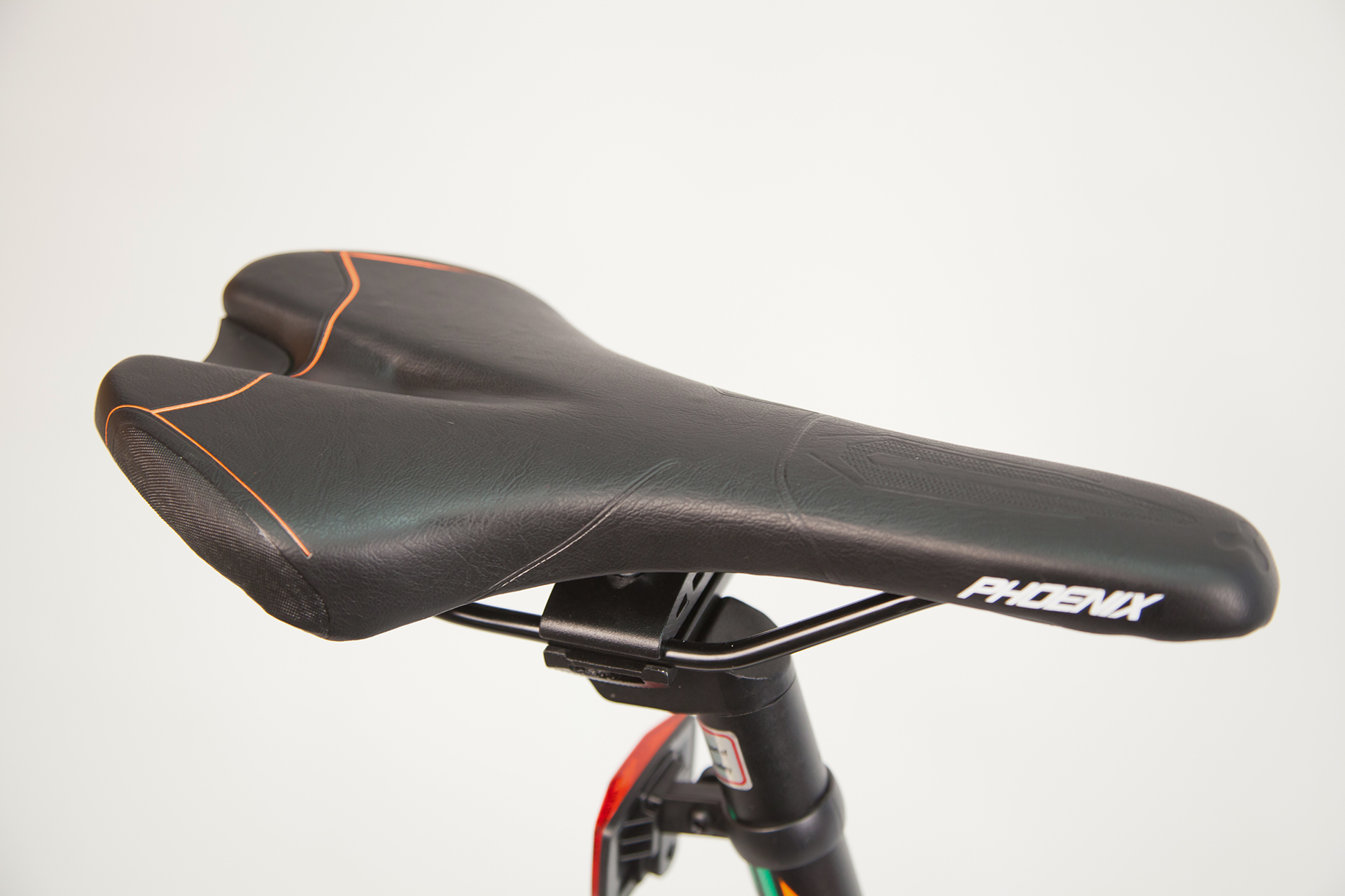 Велосипед PHOENIX 2751 Disc, 27,5" 19,5", матовый черный/оранжевый/зеленый