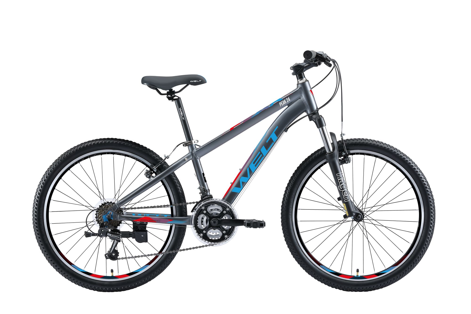 Велосипед Welt Peak 24 2022 Matt Grey
