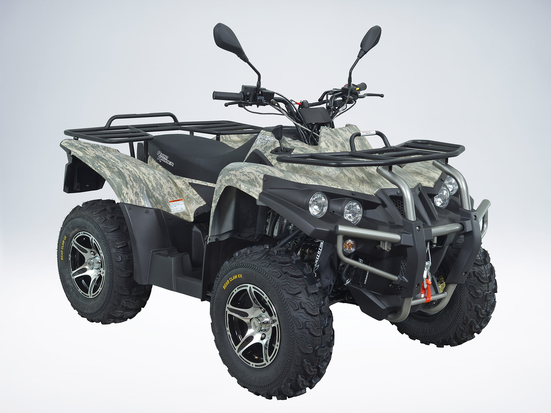 Квадроцикл QuadRaider 400 мультикамуфляж, лебедка