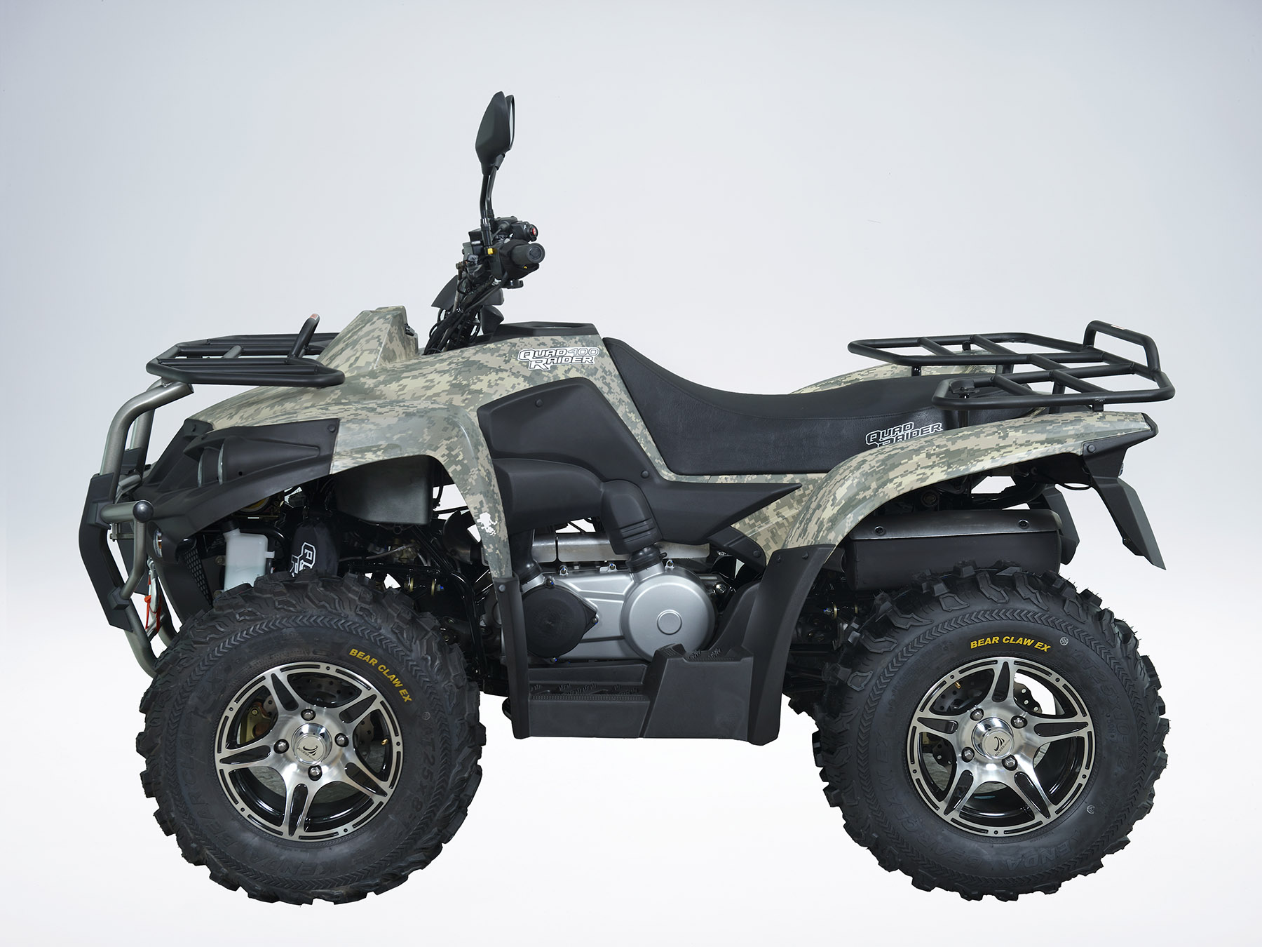 Квадроцикл QuadRaider 400 мультикамуфляж, лебедка