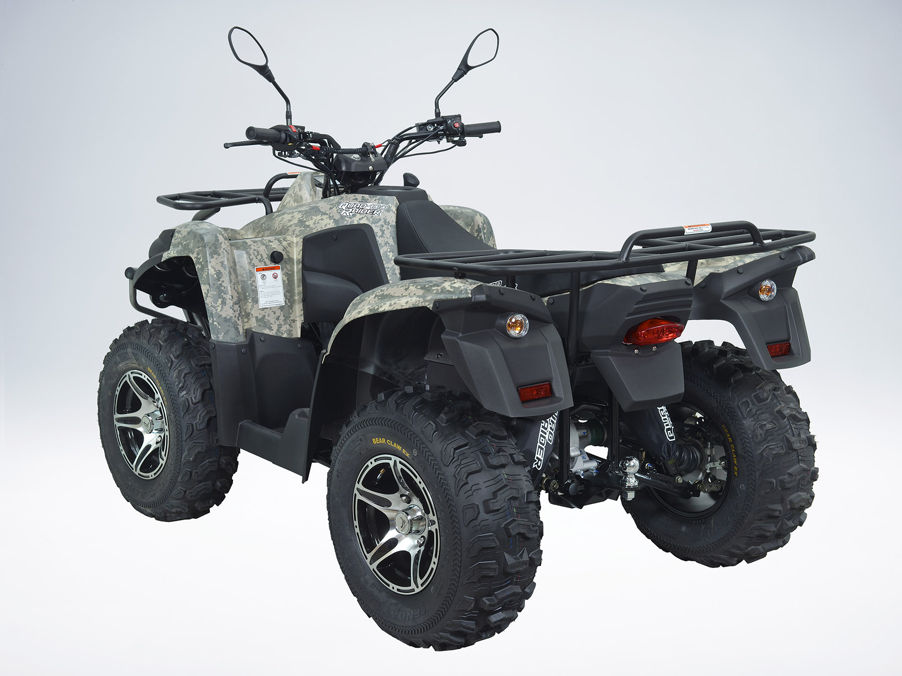 Квадроцикл QuadRaider 400 мультикамуфляж, лебедка