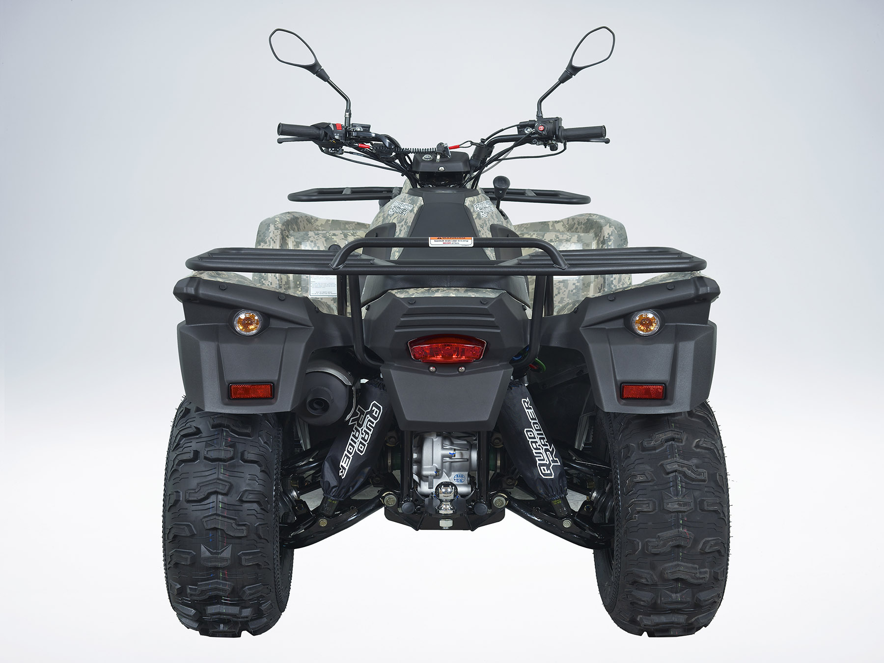 Квадроцикл QuadRaider 400 мультикамуфляж, лебедка
