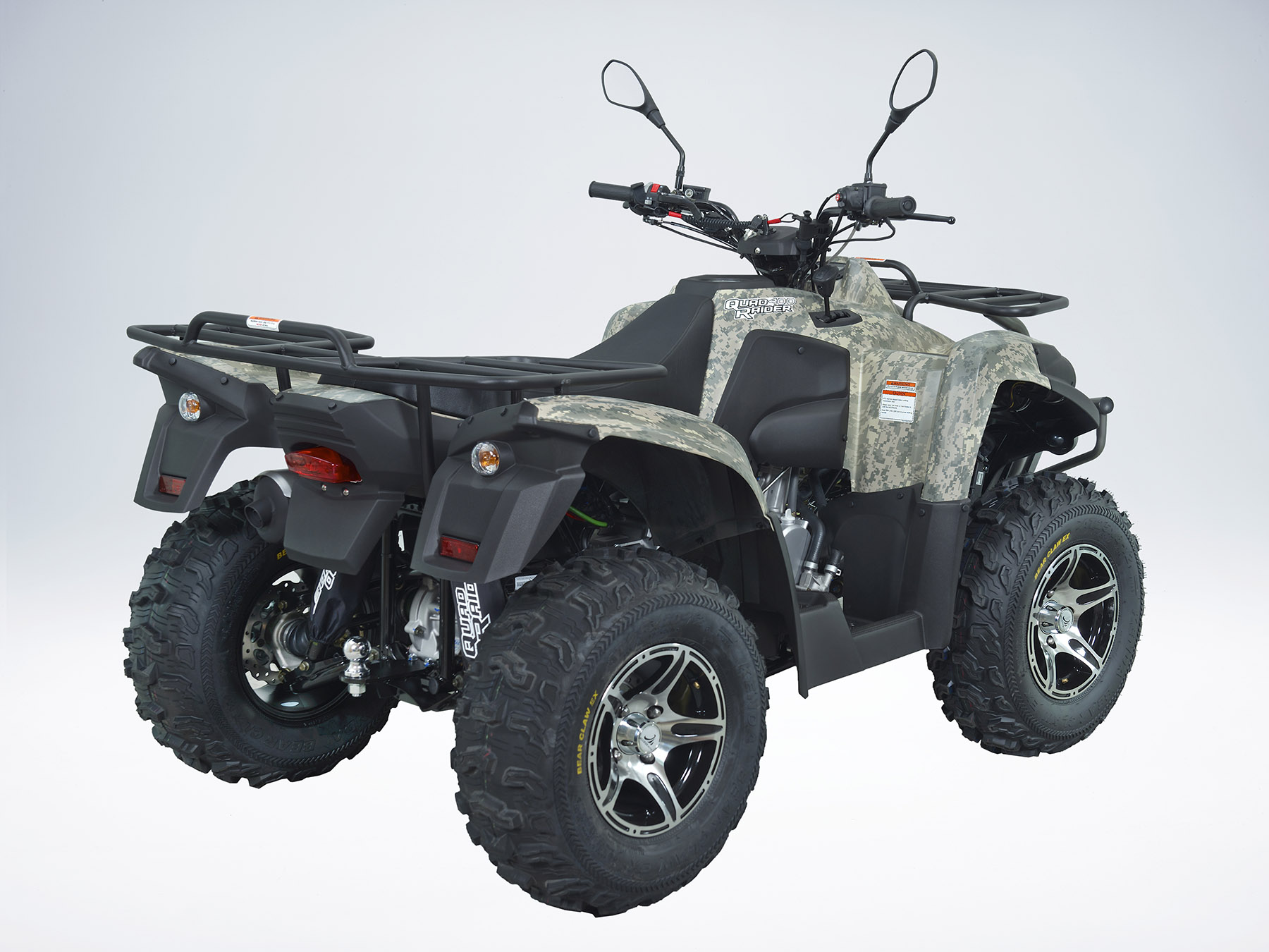 Квадроцикл QuadRaider 400 мультикамуфляж, лебедка