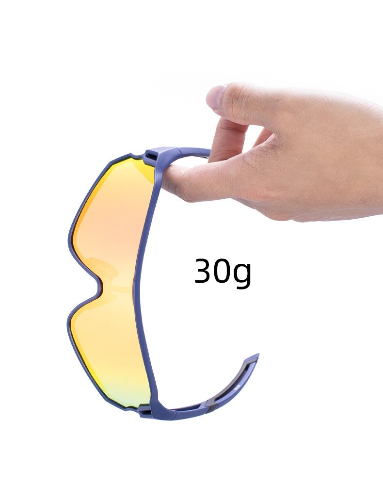 Очки велосипедные ROCKBROS 10134. Цвет оправы - синий. Линзы с поляризацией