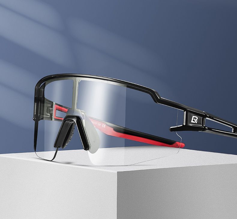 Очки велосипедные ROCKBROS 10175. Фотохром, всепогодные,  черный, линзы с поляризацией