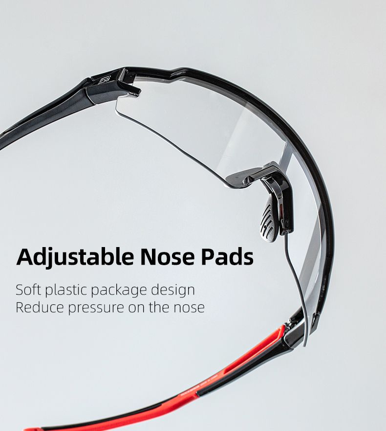 Очки велосипедные ROCKBROS 10175. Фотохром, всепогодные,  черный, линзы с поляризацией