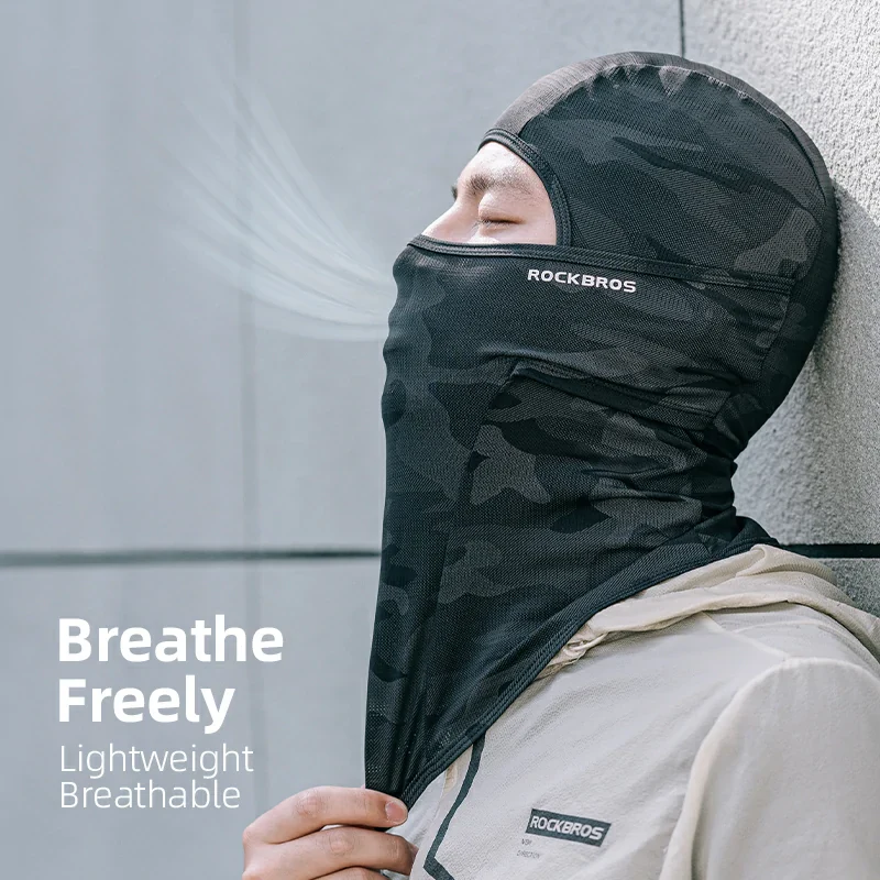 Подшлемник ROCKBROS LF8422 Ice silk; черный, универсальный размер