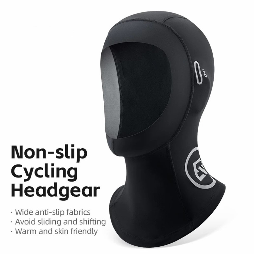 Подшлемник ROCKBROS LF70681 зимний, противоскользящий; черный, универсальный размер