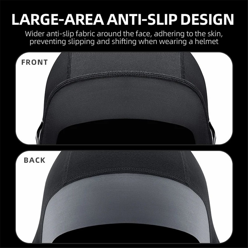 Подшлемник ROCKBROS LF70681 зимний, противоскользящий; черный, универсальный размер