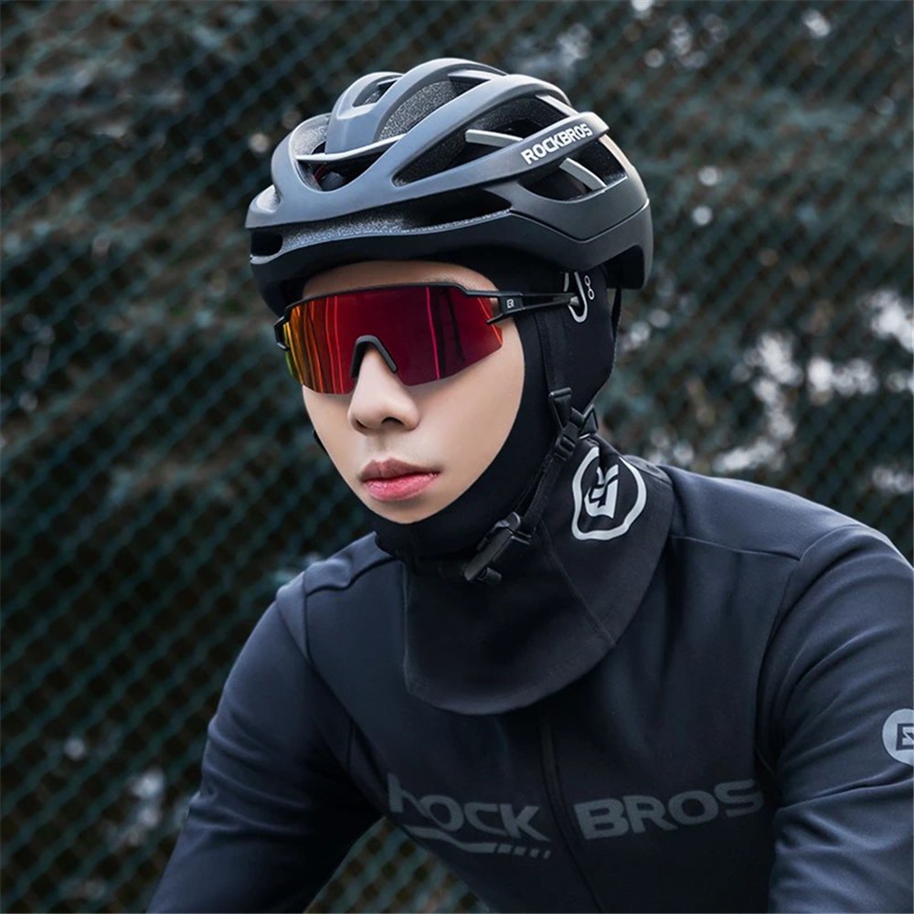 Подшлемник ROCKBROS LF70681 зимний, противоскользящий; черный, универсальный размер