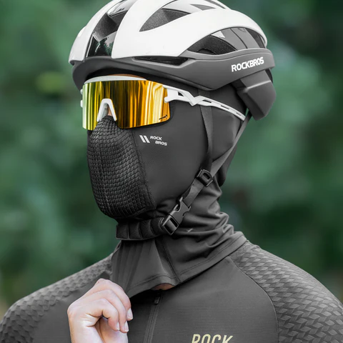 Подшлемник ROCKBROS LF25712 спортивный Ice silk; черный, универсальный размер