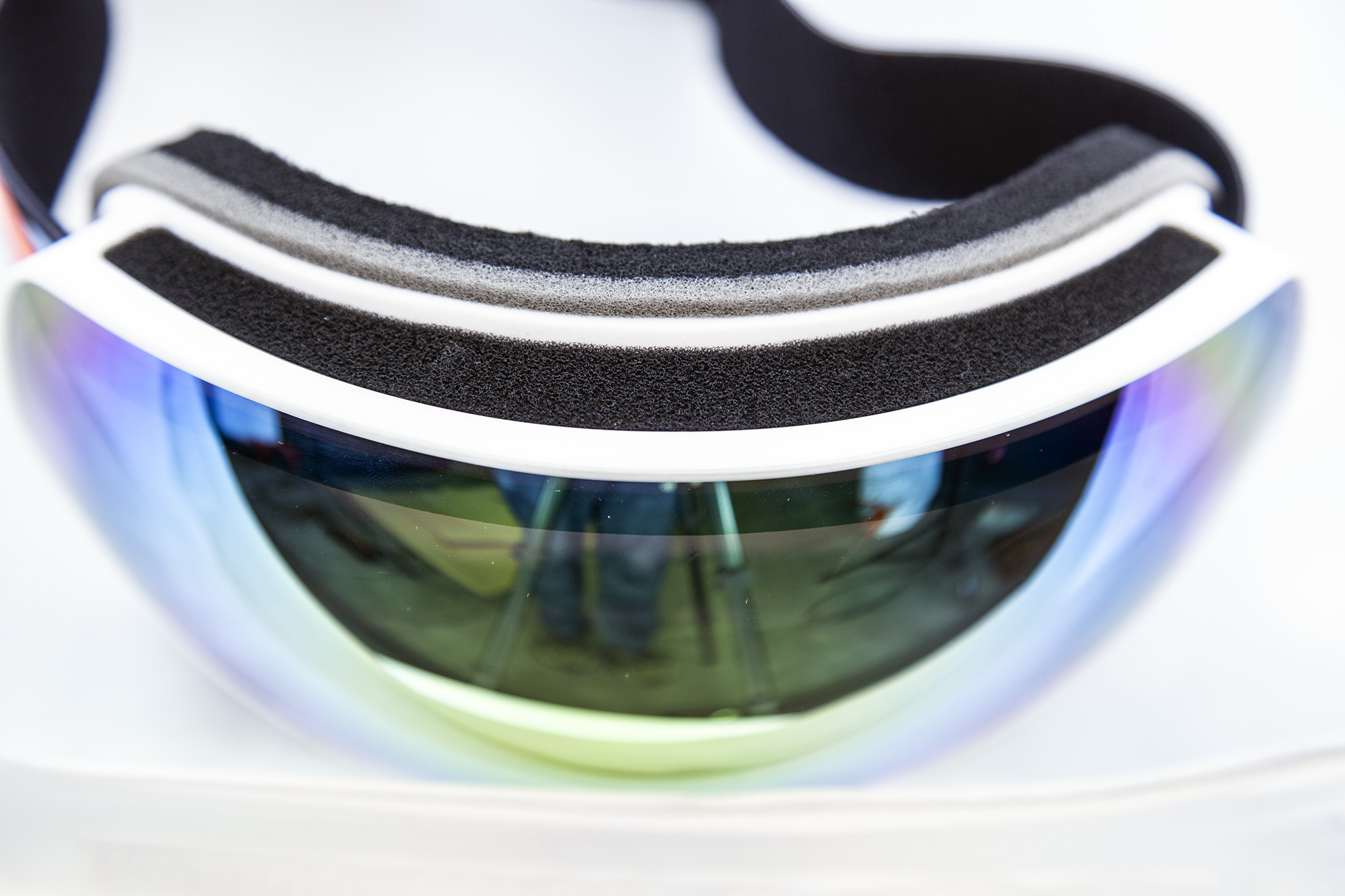 Маска горнолыжная детская ROCKBROS 14110005003. Цвет оправы - белый. Сферическая двухслойная против