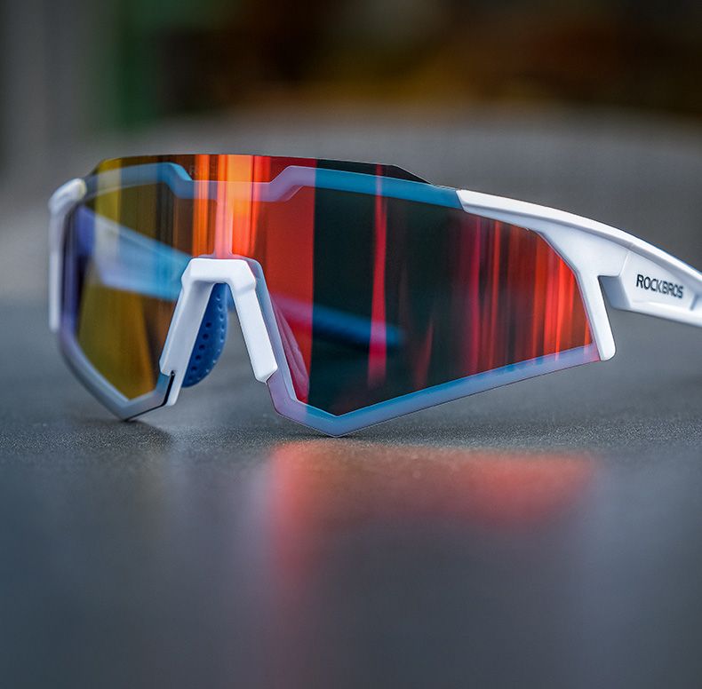 Очки велосипедные ROCKBROS 14110006001. Цвет оправы - серый. Линзы фотохромные