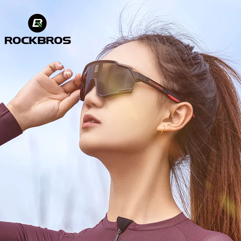 Очки велосипедные ROCKBROS черные электро фотохромные