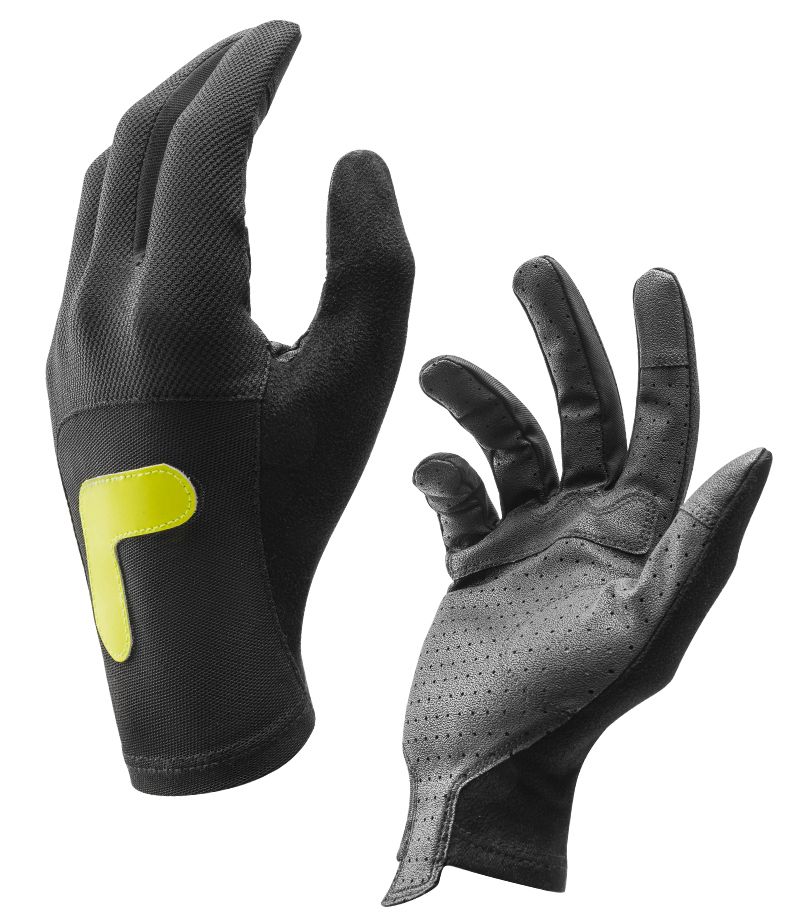 Велоперчатки ROCKBROS серые. Длинные пальцы. Для сенсорного экрана, мембрана.