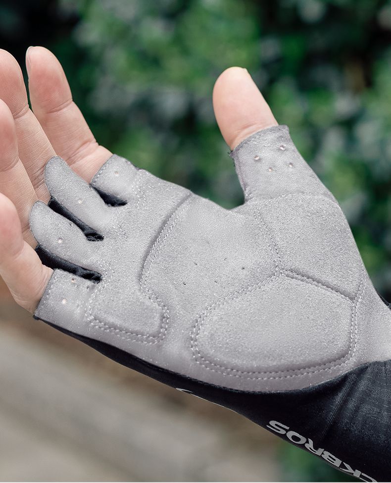 Велоперчатки ROCKBROS черные (короткие пальцы).