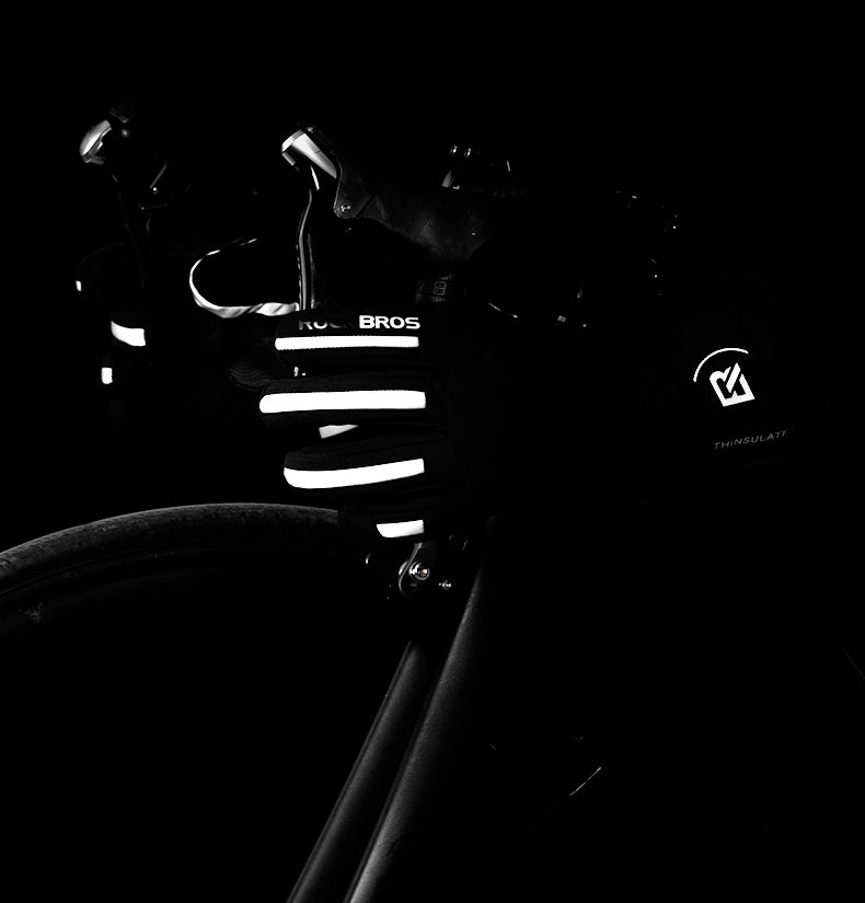 Горнолыжные перчатки ROCKBROS черные