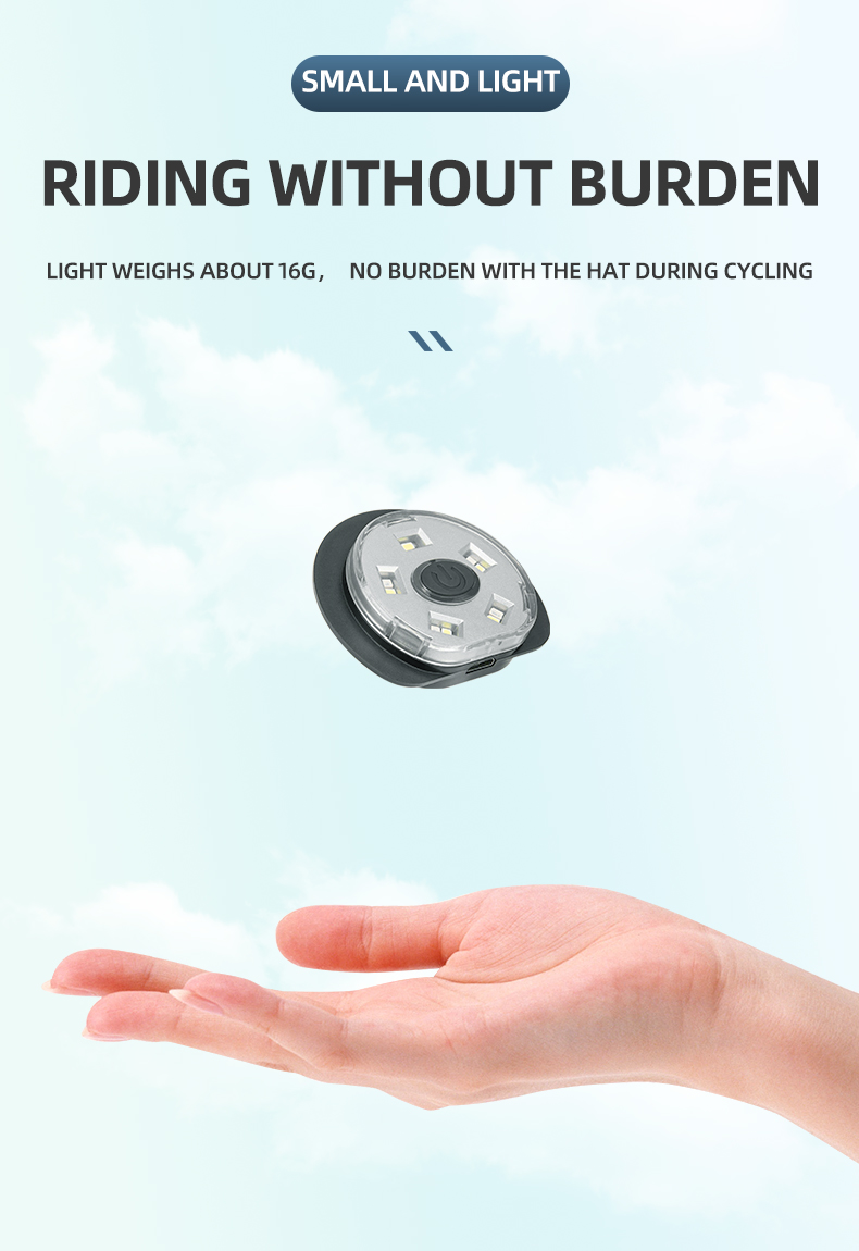 Шапка ROCKBROS черная утепленная, с фонариком. 3 режима