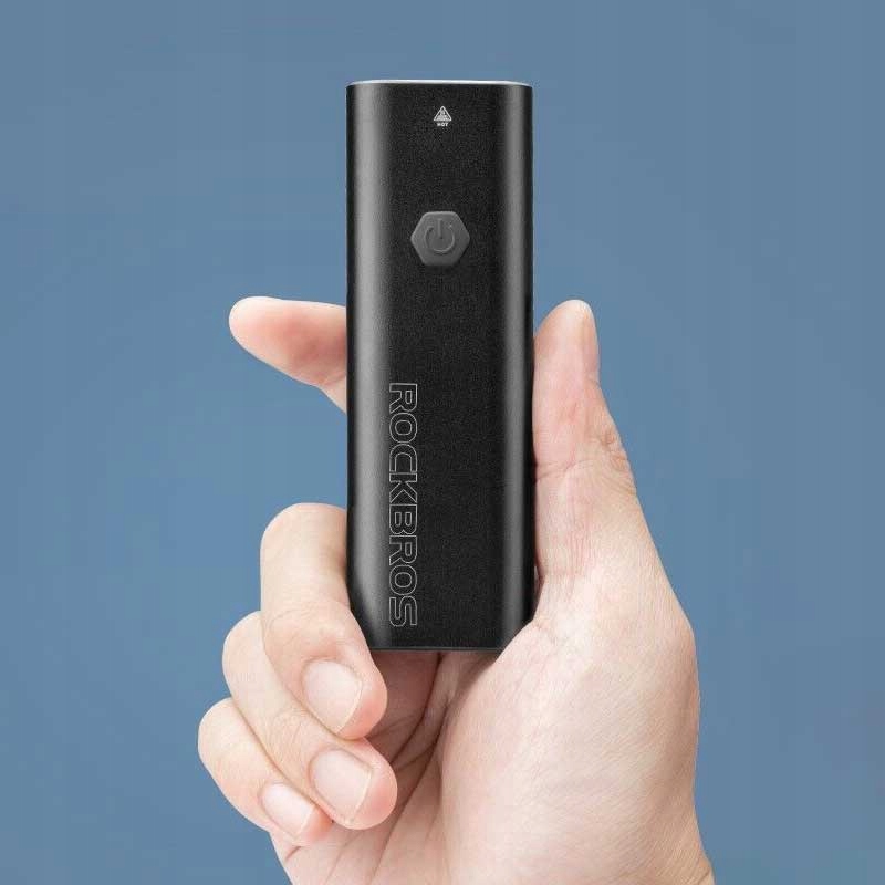 Фонарь передний ROCKBROS RHL400, крепление на руль, алюминий, 400 люмен, 4 режима, IPX6, Type-C; чер