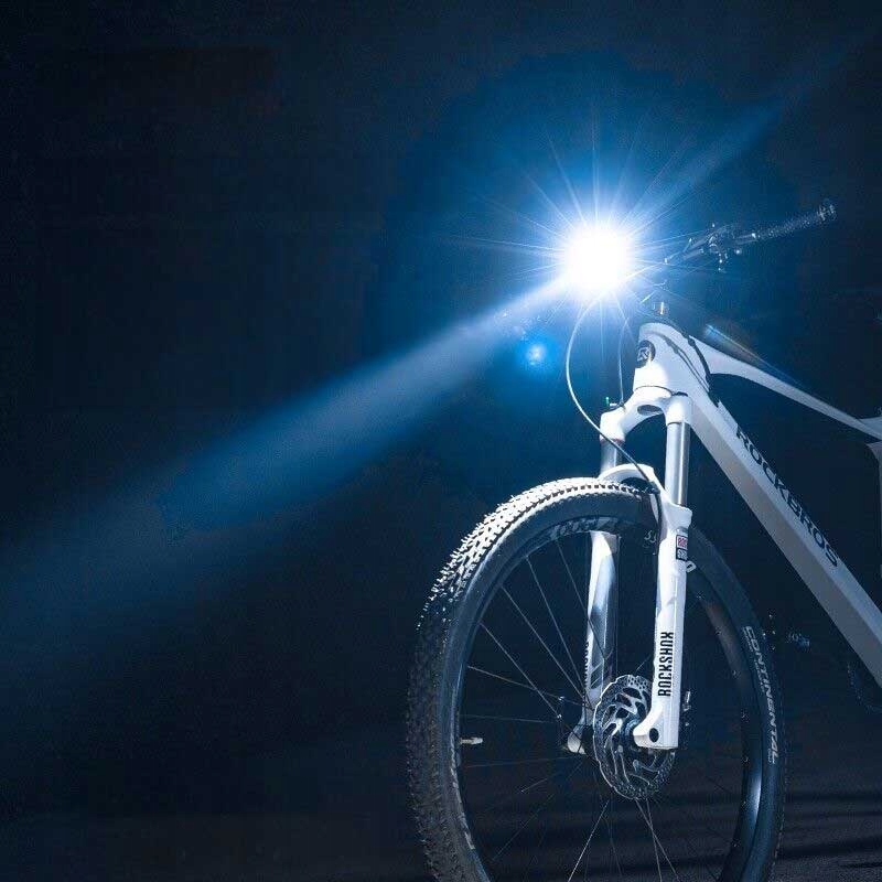 Фонарь передний ROCKBROS RHL400, крепление на руль, алюминий, 400 люмен, 4 режима, IPX6, Type-C; чер