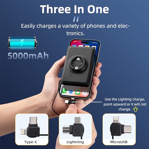 Фонарь велосипедный ROCKBROS JP008, 2-в-1, 4 режима, 150 люмен, с функцией зарядки, IPX6, Type-C; че