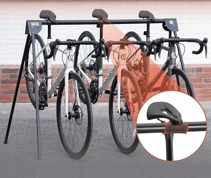 Крепление для велосипеда ROCKBROS T501, стойка на 5 велосипедов; черный