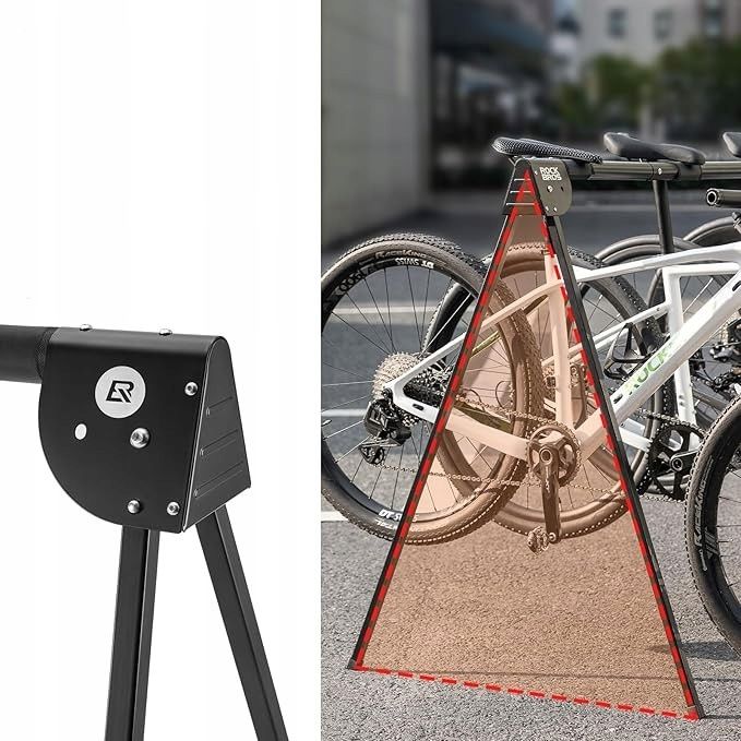 Крепление для велосипеда ROCKBROS T501, стойка на 5 велосипедов; черный