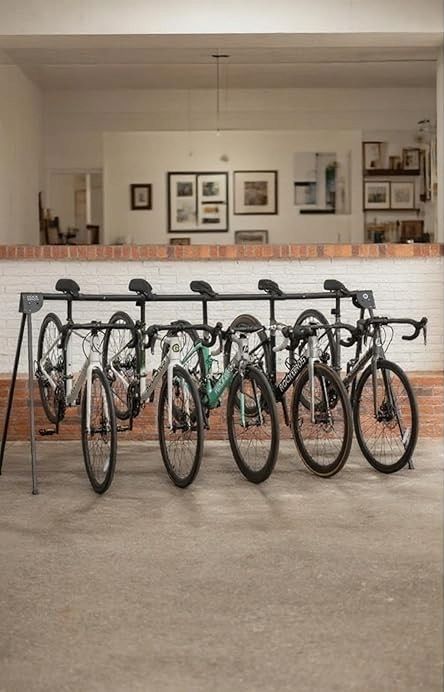 Крепление для велосипеда ROCKBROS T501, стойка на 5 велосипедов; черный