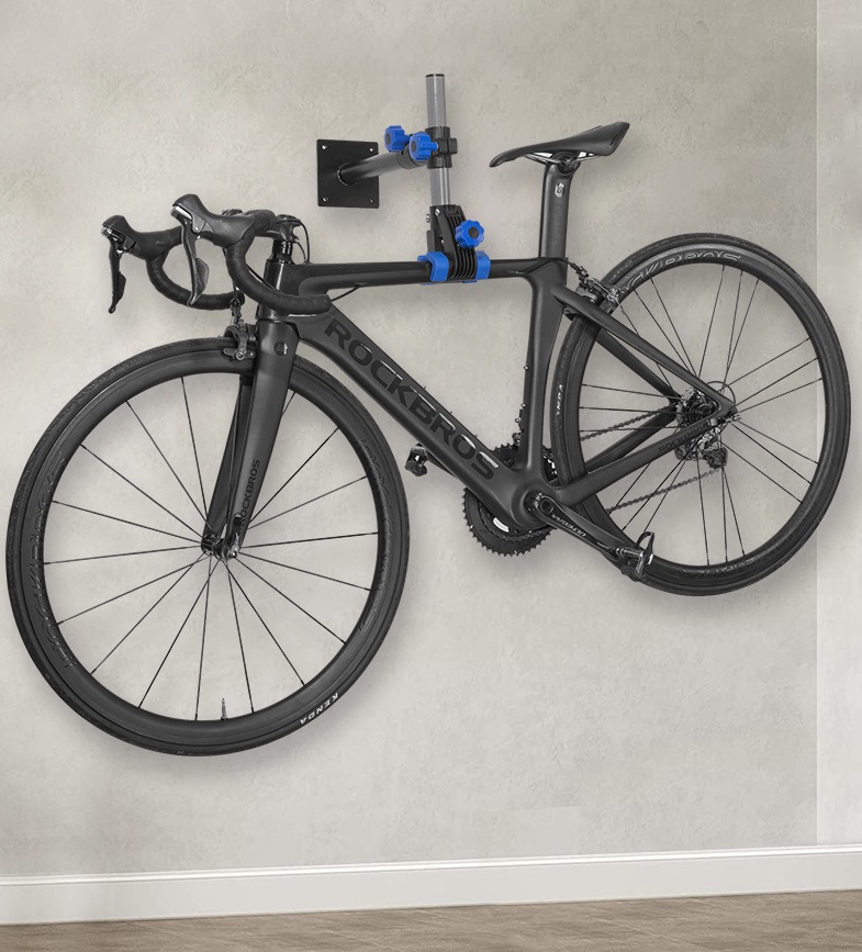 Стойка для велосипедов ROCKBROS MP-01, подвесная; черный, синий