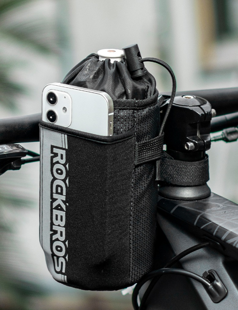 Велосумка ROCKBROS 046 на руль, для фляги; черный