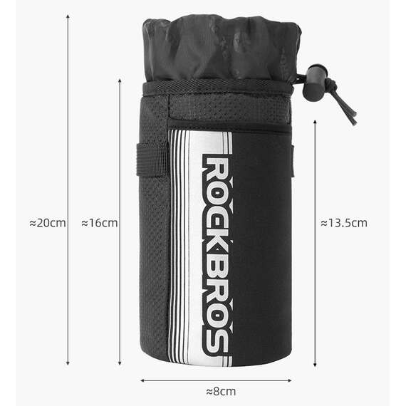 Велосумка ROCKBROS 046 на руль, для фляги; черный