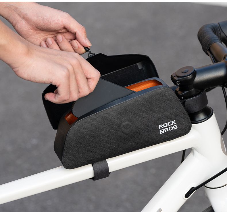 Велосумка ROCKBROS AS-133 на раму водонепроницаемая, объем 0,6 л; черный, размер S