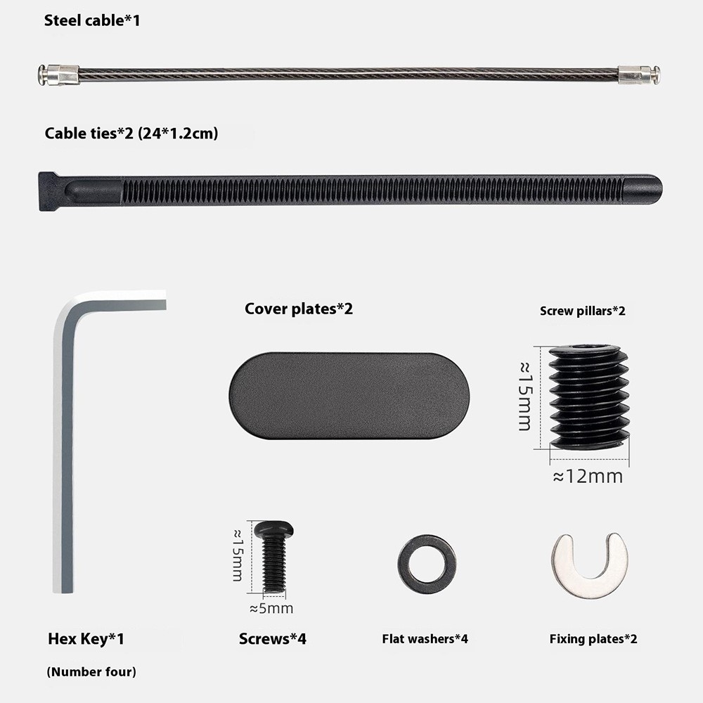 Бардачок для велосипеда ROCKBROS 89111 с кодовым замком; черный