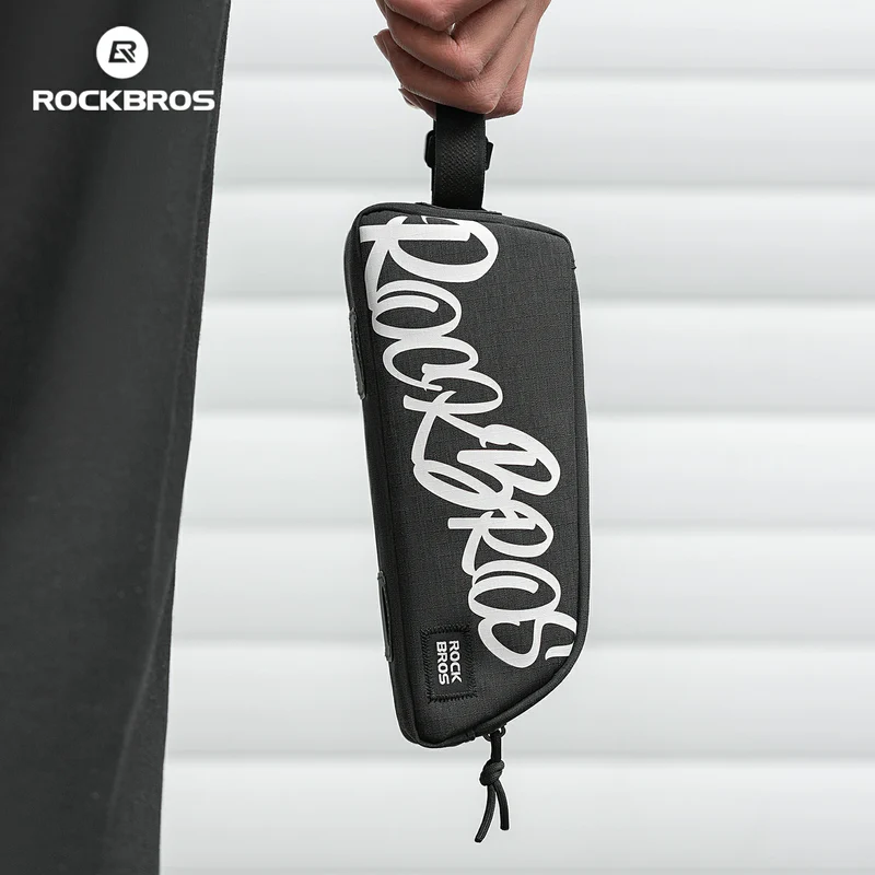 Велосумка ROCKBROS G009 на раму, объем 0,8 л; черный