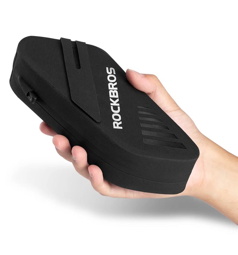 Велосумка ROCKBROS AS-078 на подседельный штырь и седло, объем 0,6 л; черный