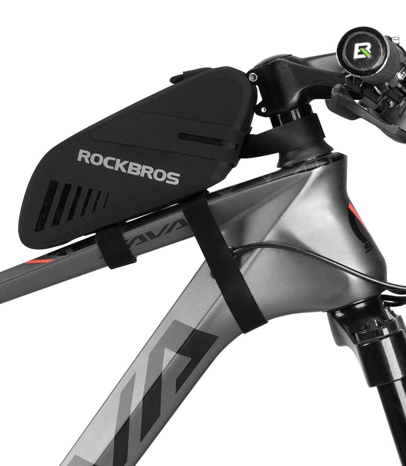 Велосумка ROCKBROS AS-078 на подседельный штырь и седло, объем 0,6 л; черный