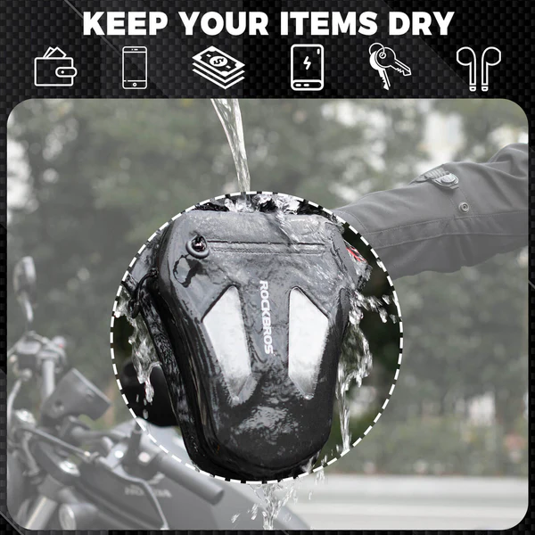 Сумка ROCKBROS AS-081-1 на пояс и бедро, объем 1 л; черный