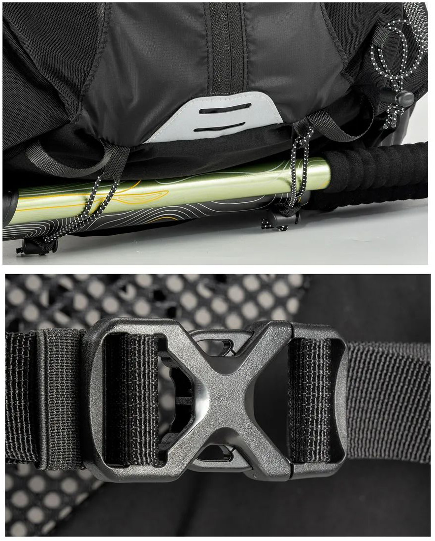 Рюкзак ROCKBROS H52 с отделом для гидратора до 2 л, объем 17 л; черный