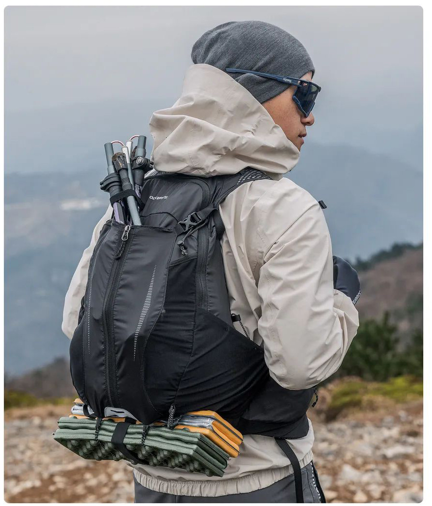 Рюкзак ROCKBROS H52 с отделом для гидратора до 2 л, объем 17 л; черный