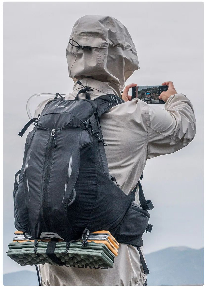 Рюкзак ROCKBROS H52 с отделом для гидратора до 2 л, объем 17 л; черный