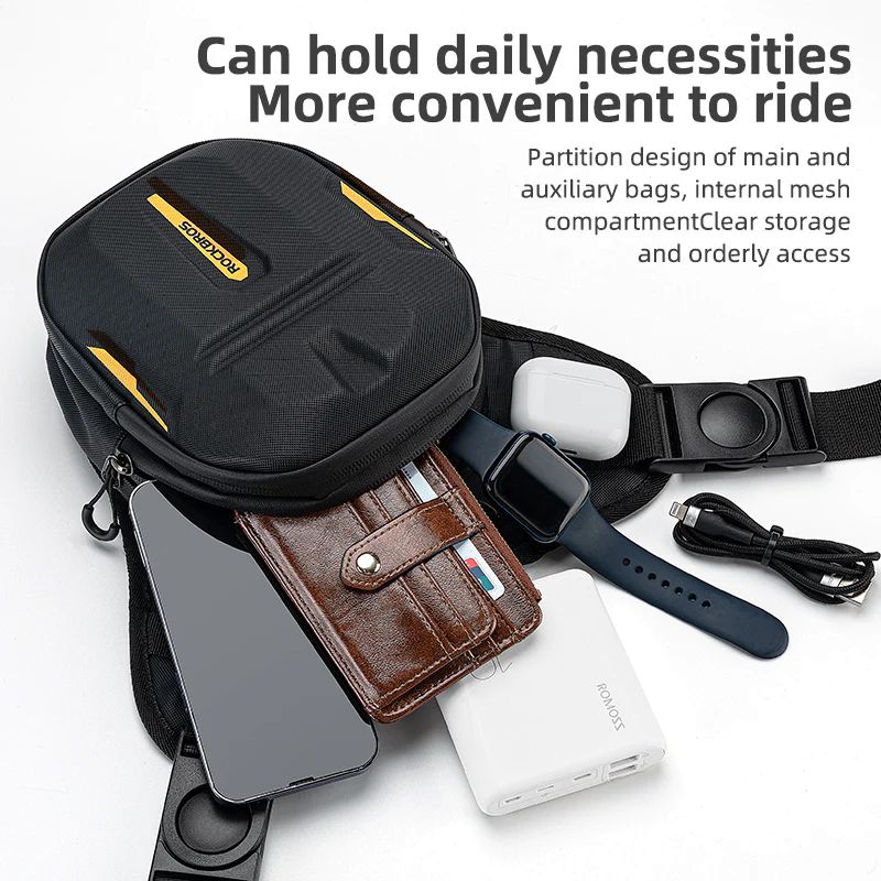 Сумка на бедро ROCKBROS, дополнительный объем под молнией