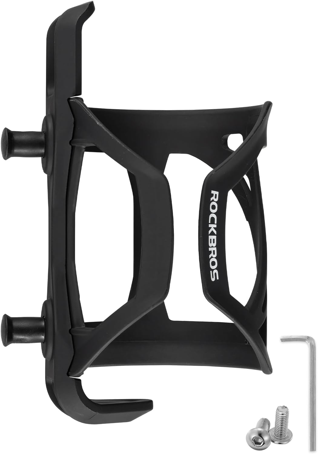Флягодержатель-трансформер Rockbros с боковой загрузкой. Возможность изменение стороны загрузки. Чёр