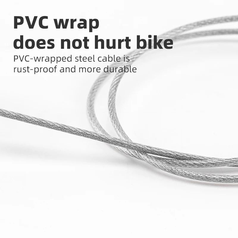 Замок вело ROCKBROS TL0956 кодовый, трос 2 х 600 мм; черный