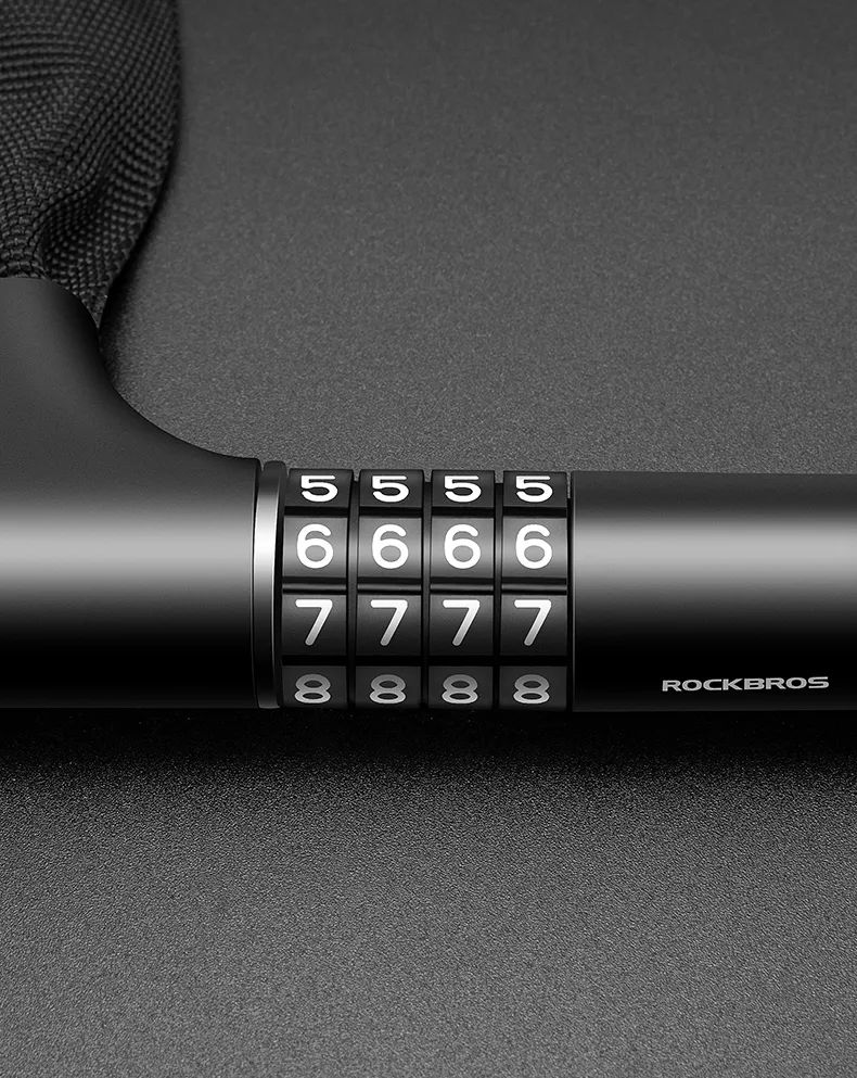 Замок вело ROCKBROS с ключом в защитном кожухе