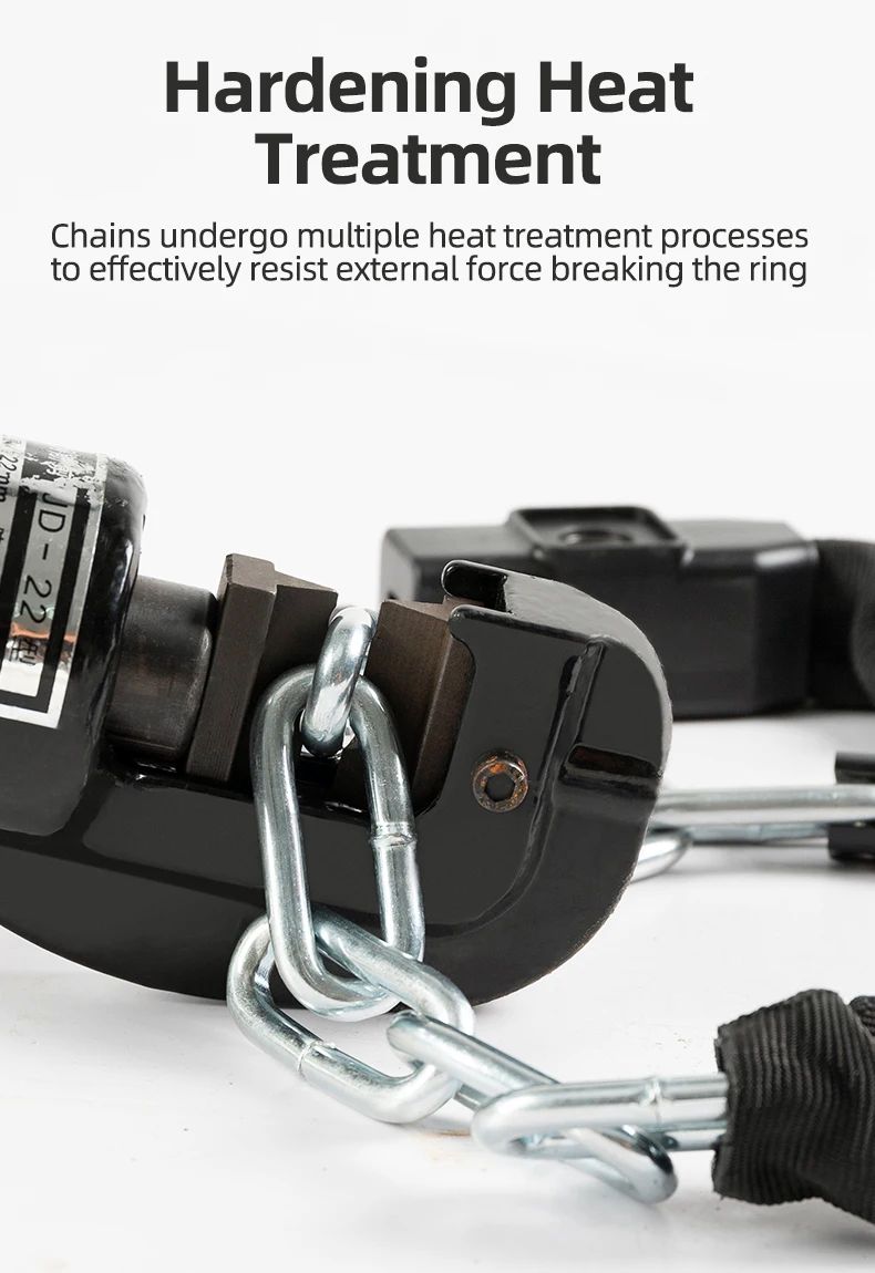 Замок вело ROCKBROS с ключом в защитном кожухе, длина 97см.