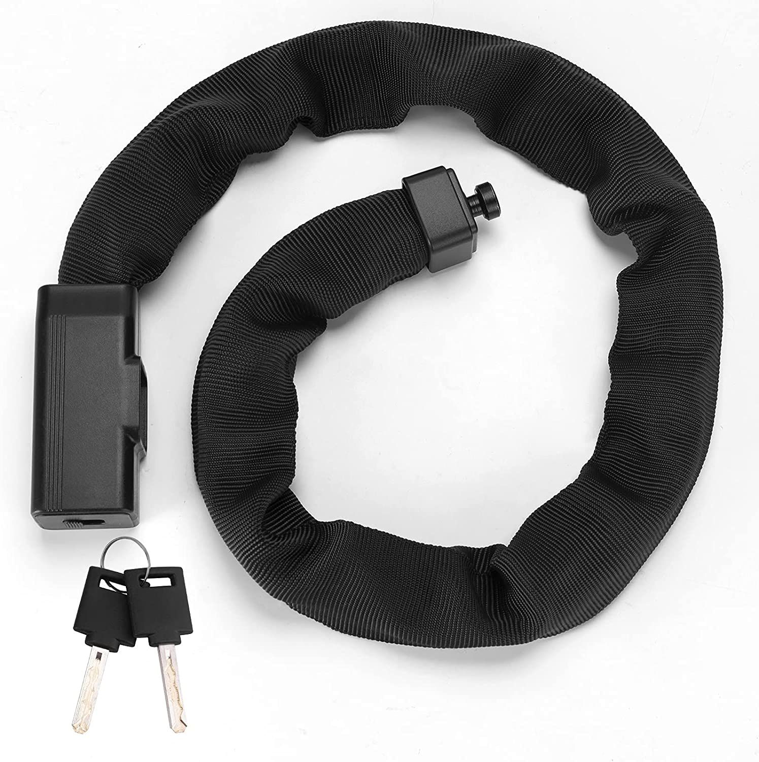 Замок вело ROCKBROS с ключом в защитном кожухе, длина 97см.