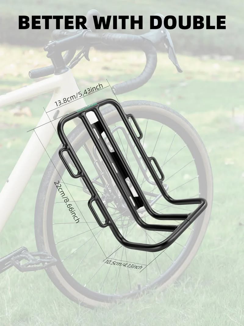 Багажник ROCKBROS H101, кейдж на вилку; черный