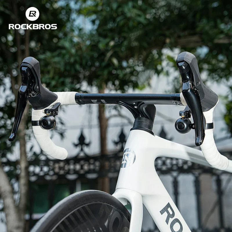 Звонок ROCKBROS BB2503 на руль баран, D 27-30 мм, левосторонний; черный