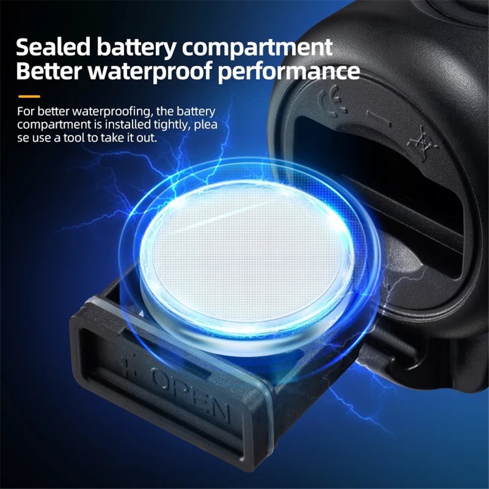 Звонок ROCKBROS EH-2PRO импульсный; черный