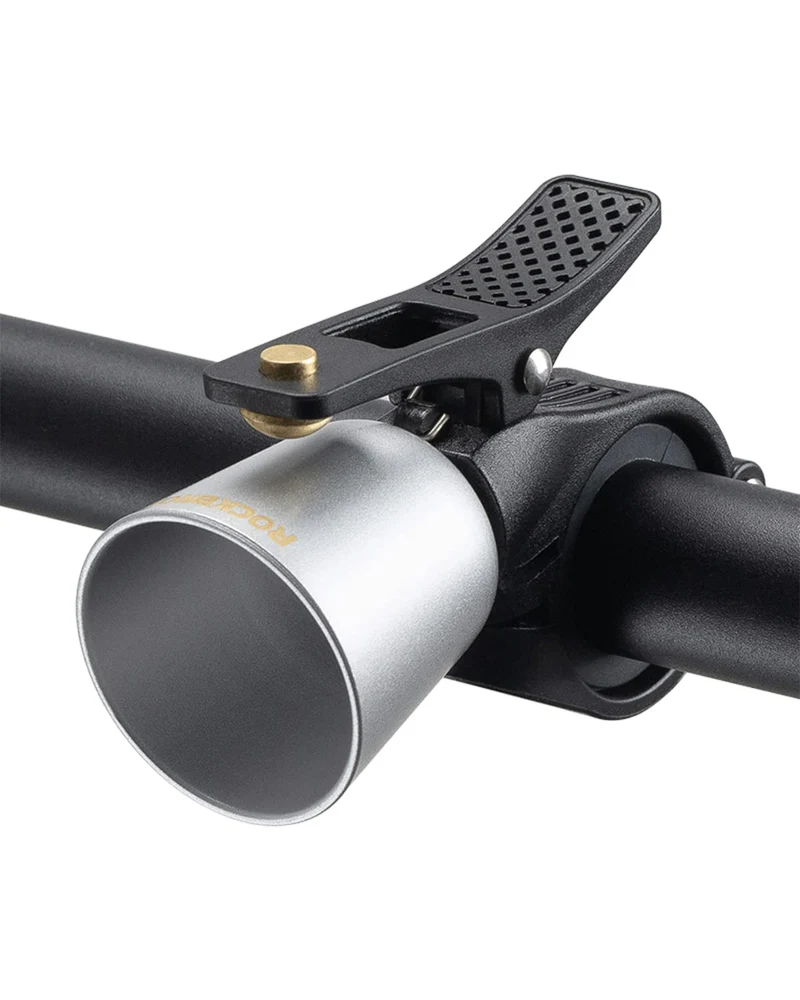 Звонок ROCKBROS 2022-1B ударный в виде рожка; серебристый